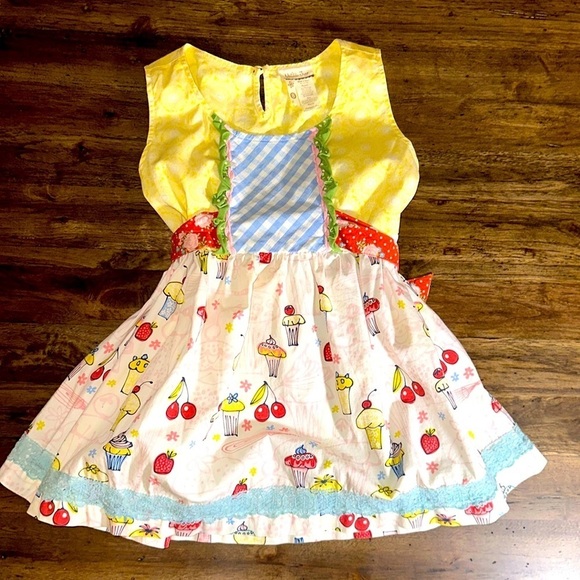 Matilda Jane MJ Take The Cake Top Dress Girls Size 8 - Picture 1 of 17